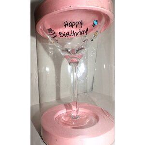 Minx Collector's Happy Birthday Martini Glass 6 oz.